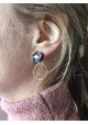 Boucles d'oreilles ELISE - plusieurs coloris