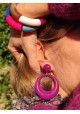 Boucles d'oreilles HUGUETTE - plusieurs coloris