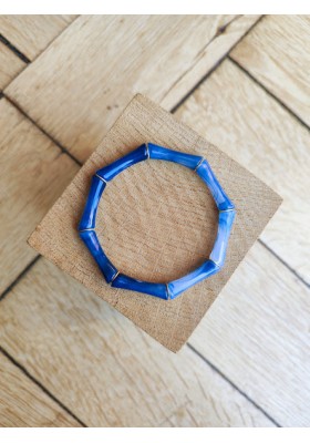 Bracelet GIGI bleu marbré