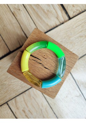 !!! NEW !!! Bracelet GEORGES jaune, turquoise et vert