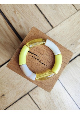 !!! NEW !!! Bracelet GEORGES jaune translucide