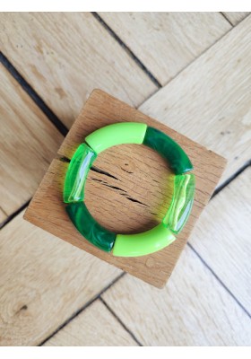!!! NEW !!! Bracelet GEORGES vert fluo translucide