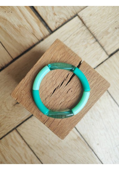 !!! NEW !!! Bracelet GEORGETTE turquoise translucide