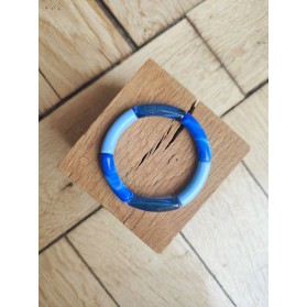 Bracelet GEORGETTE bleu translucide