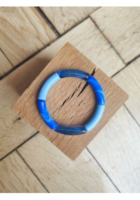 !!! NEW !! Bracelet GEORGETTE bleu translucide