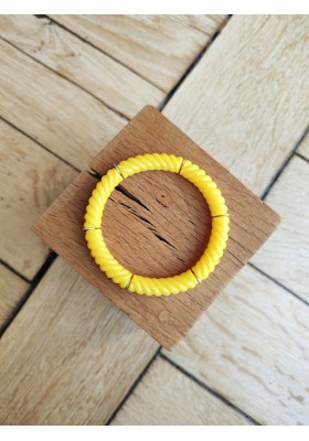 Bracelet fin GARANCE jaune