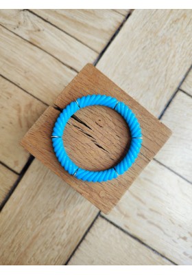 Bracelet fin GARANCE bleu