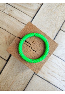 Bracelet fin GARANCE vert prairie
