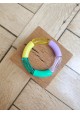 !!! NEW !!! Bracelet GEORGES turquoise, violet et jaune