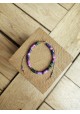 Bracelet MARIE - violet et vert