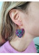 Boucles d'oreilles OLIVIA - plusieurs coloris et tailles
