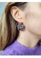 Boucles d'oreilles PAOLA - plusieurs coloris