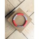 Bracelet GEORGETTE bicolore rouge et taupe