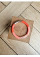 Bracelet GEORGETTE corail, saumon et doré