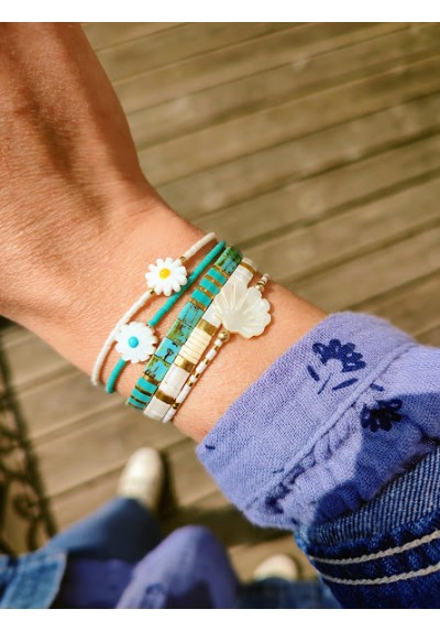 Bracelet MARGUERITE - plusieurs coloris