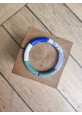Bracelet GEORGETTE bleu roi et kaki