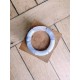 Bracelet GEORGES blanc et gris marbré
