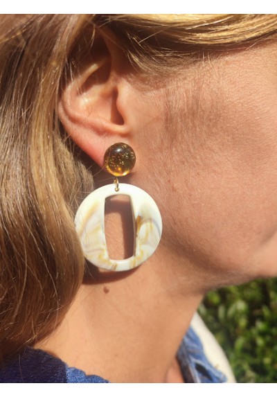 Boucles d'oreilles LAURETTE - plusieurs coloris