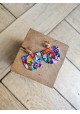 Boucles d'oreilles LUCIE - plusieurs coloris