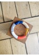Bracelet GEORGES bleu marine et corail
