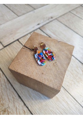 Boucles d'oreilles LOU - plusieurs coloris