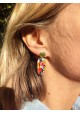 Boucles d'oreilles LOU - plusieurs coloris
