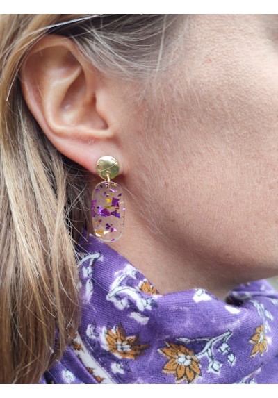 Boucles d'oreilles LOU "capsule fête"- plusieurs coloris