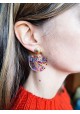 Boucles d'oreilles LUCIE "capsule fête"- plusieurs coloris