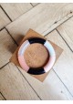 Bracelet GEORGIA rose pâle et noir