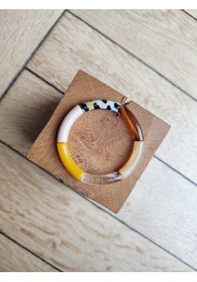 !!! NEW !!! Bracelet GEORGETTE léo moutarde