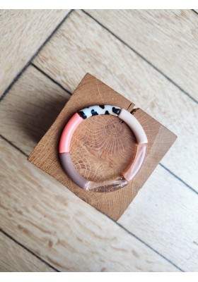 !!! NEW !!! Bracelet GEORGETTE léo saumon