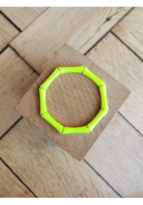 Bracelet GIGI jaune fluo