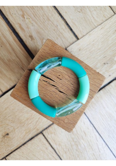 !!! NEW !!! Bracelet GEORGES turquoise translucide