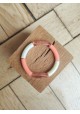 !!! NEW !!! Bracelet GEORGETTE saumon translucide