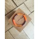 Bracelet GEORGETTE orange fluo translucide