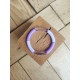 Bracelet GEORGETTE parme translucide
