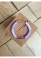 Bracelet GEORGETTE parme translucide