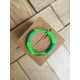 Bracelet GEORGETTE vert fluo translucide