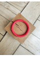 Bracelet fin GARANCE rouge