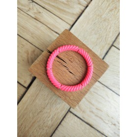 Bracelet fin GARANCE rose fluo