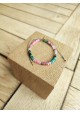 Bracelet MARIE - rose et turquoise