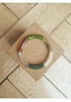 !!! NEW !!! Bracelet GEORGETTE kaki et paillettes