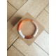 !!! NEW !!! Bracelet GEORGETTE orange translucide et taupe