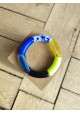 !!! NEW !!! Bracelet GEORGES bleu roi, jaune et noir