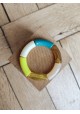 !!! NEW !!! Bracelet GEORGES bleu, jaune translucide