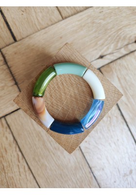 !!! NEW !!! Bracvelet GEORGES kaki et bleu