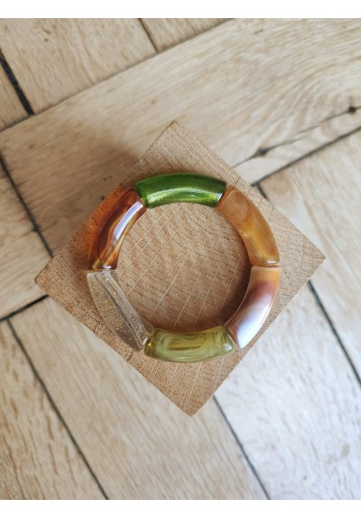 !!! NEW !!! Bracelet GEORGES kaki et marron