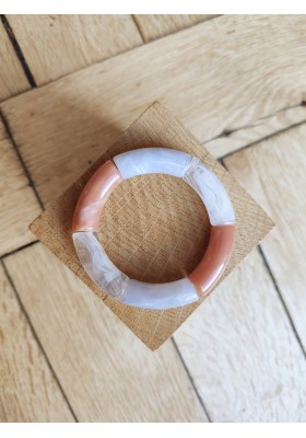 !!! NEW !!! Bracelet GEORGES gris et rose marbré