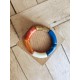 !!! NEW !!! Bracelet GEORGES bleu marine, cuivre et orange