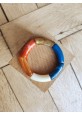 !!! NEW !!! Bracelet GEORGES bleu marine, cuivre et orange